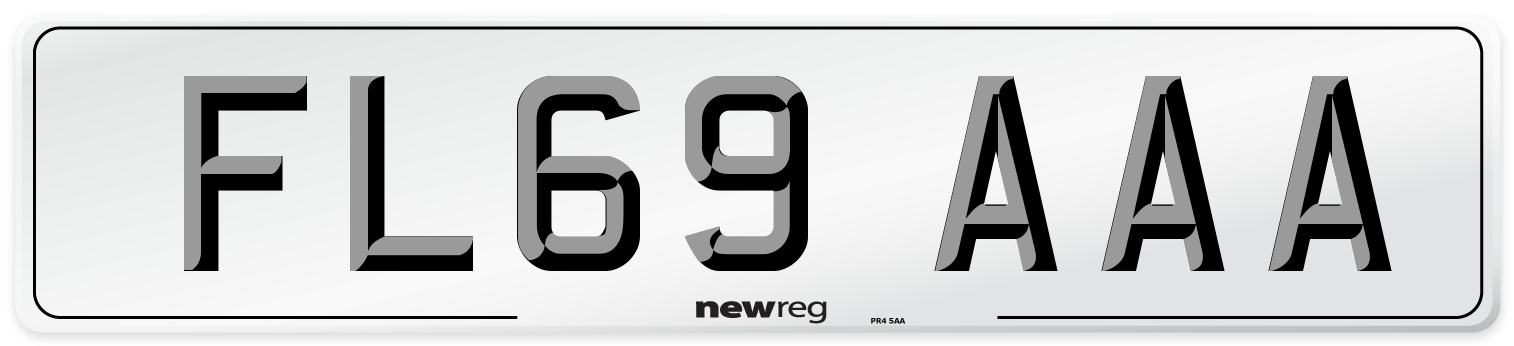 FL69 AAA Number Plate from New Reg